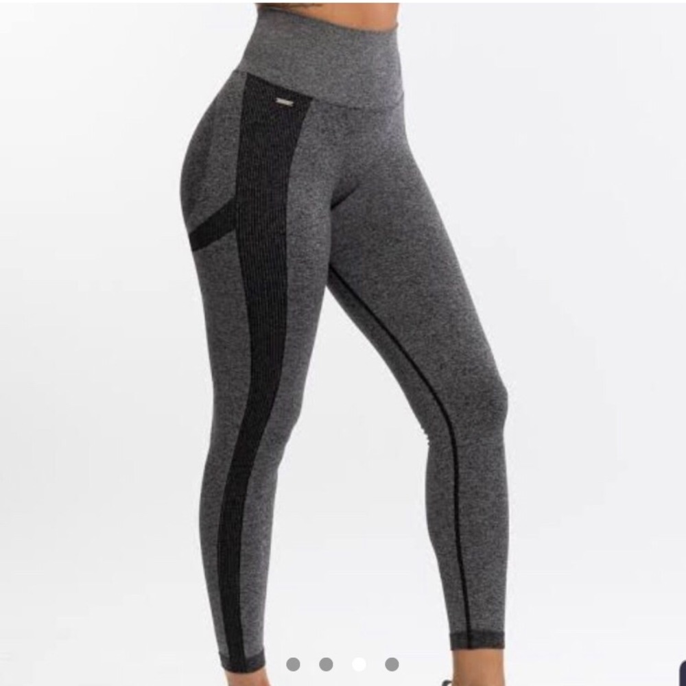 ISO Echt Arise V2 Scrunch Charcoal Leggings L - Picture 2 of 3